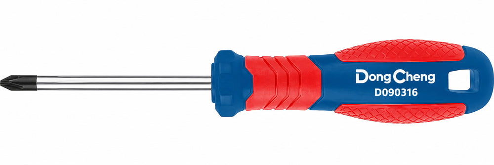DONGCHENG SL8 x 250 mm Heavy-Duty Slotted Screwdriver (HD090316)-An extra-long, heavy-duty slotted screwdriver for large screws deep inside machinery and equipment.
