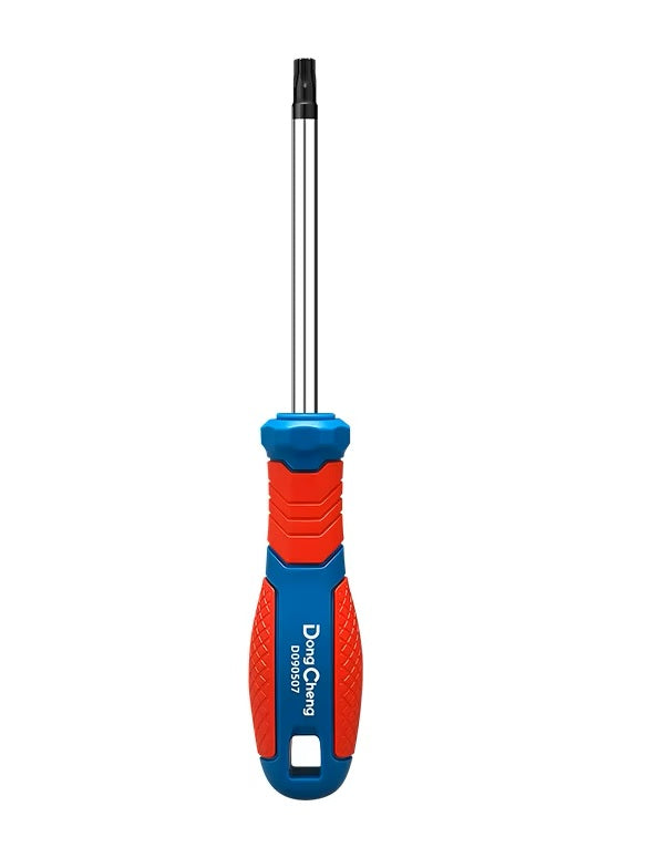 DONGCHENG T40 x 100 mm Heavy-Duty Torx Screwdriver (HD090507)-A heavy-duty Torx (star) screwdriver for the largest standard T40 screws in automotive, machinery, and equipment work.