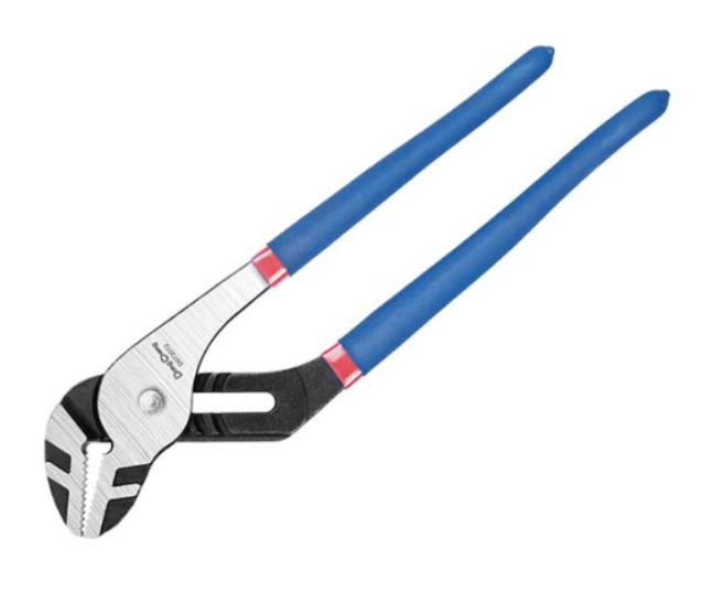 DONGCHENG 10" Water Pump Pliers (HD072010) -Adjustable, high-grip pliers for pipes, nuts, and heavy-duty holding.