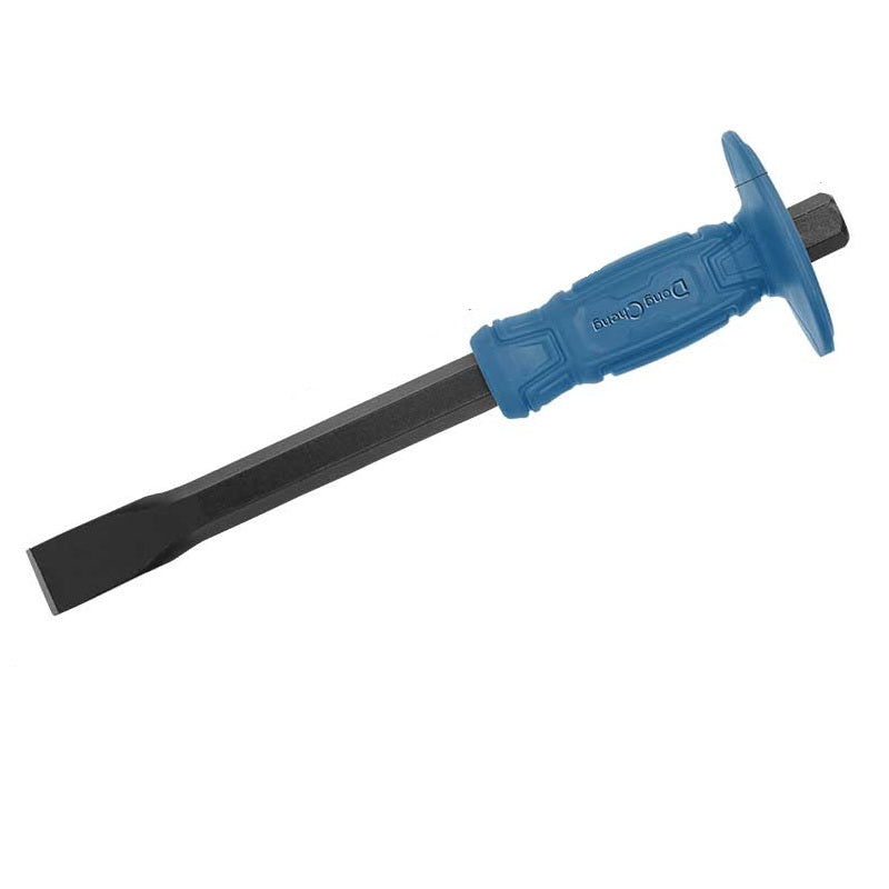 DongCheng 22mm Cold Chisel with Hand Guard – Heavy-Duty Metal Cutting & Chipping Tool for Masonry, Construction & Workshop Use | HD102300