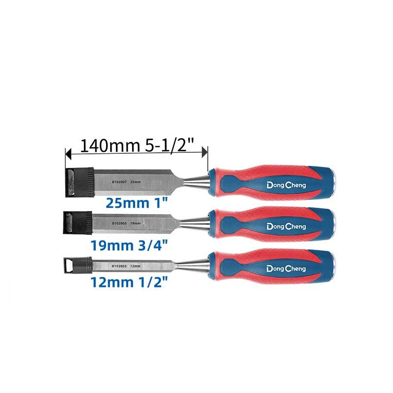 DongCheng 4 PCS Wood Chisel Set – Multi-Size Woodworking & Carpentry Chisels for Joinery, Furniture Making & DIY | HD102201