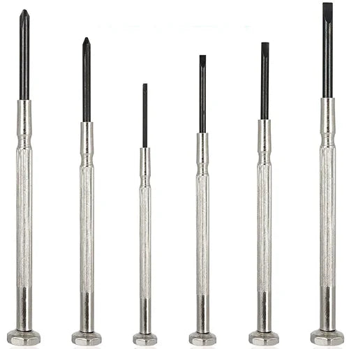 DongCheng 6-Piece Precision Screwdriver Set – Fine-Tip Screwdrivers for Electronics, Small Devices, Watches, Eyeglasses & DIY Repairs | HD091410