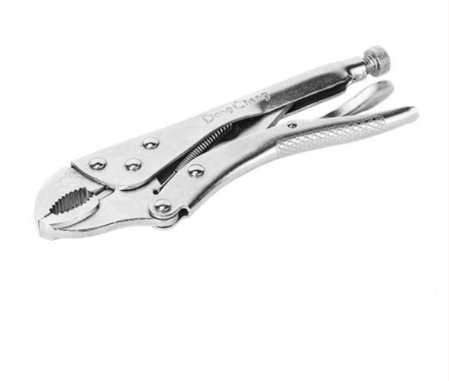 DONGCHENG 7" Curved Jaw Locking Pliers (HD071602)- Lock-on grip that holds parts firmly so your hands stay free.