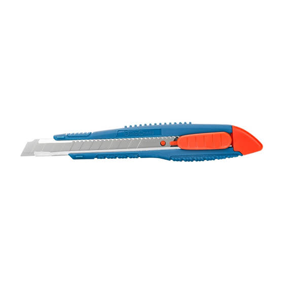 DongCheng 9mm Snap-Off Utility Knife – Compact Retractable Cutting Tool for Paper, Cardboard, Film, Vinyl & General Purpose Cutting | HD110109