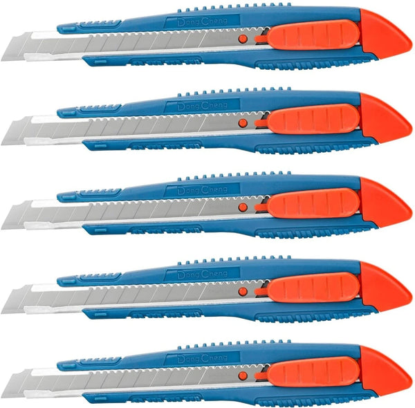 DongCheng HD110118 18mm Heavy-Duty Snap-Off Utility Knife with CK75 High-Carbon Steel Blade