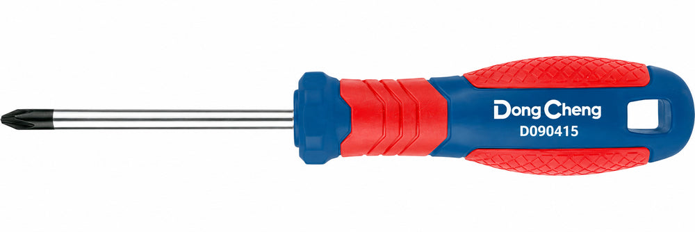DONGCHENG PH3 x 200 mm Phillips Screwdriver (HD090415)-A large-size Phillips screwdriver for big cross-head screws that need more torque and reach.