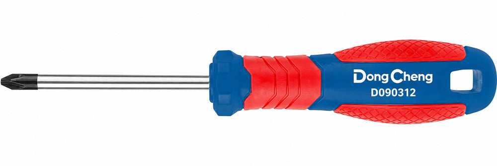 DONGCHENG SL6 x 200 mm Slotted Screwdriver (HD090312) -An extra-long slotted screwdriver for larger screws deep inside machinery, panels, and enclosures.