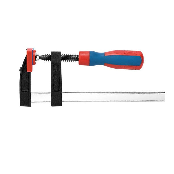 DongCheng HD071204 80x300mm Heavy-Duty Deep-Throat Woodworking F-Clamp (270 KGS Clamp Force)