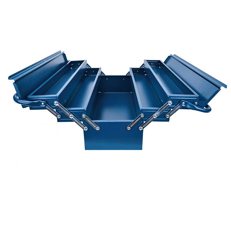 DONGCHENG 495 x 200 x 290 mm 3-Layer Tool Box (HD171103) -A larger 3-layer steel tool box for a bigger tool collection.