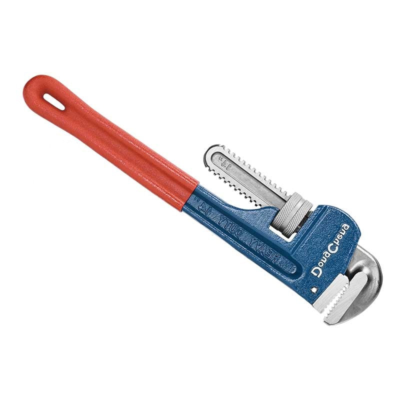Dongcheng 24 Inch 600 mm Heavy Duty Pipe Wrench – 75 mm Capacity-Maximum leverage and a 75 mm jaw capacity for the largest pipes and the toughest fittings.