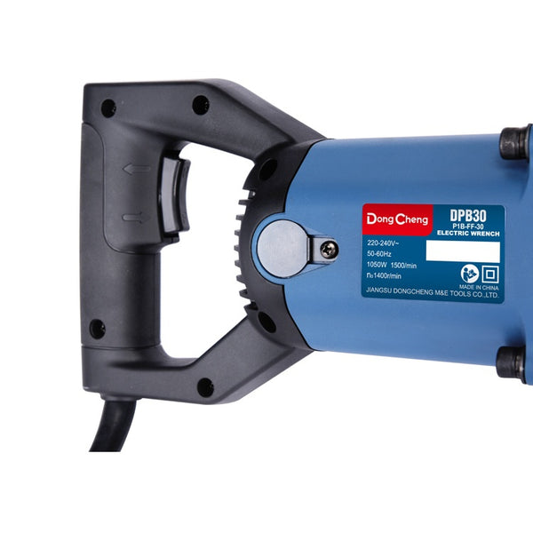 DongCheng DPB30 1050W Heavy-Duty Electric Impact Wrench, 900Nm Maximum Fastening Torque, 1-Inch Square Drive, M24–M30 Bolt Capacity for Industrial Applications