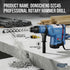 Dongcheng DZC45 Electric Rotary Hammer | 45mm, 305RPM | Heavy Duty Concrete Drilling Machine