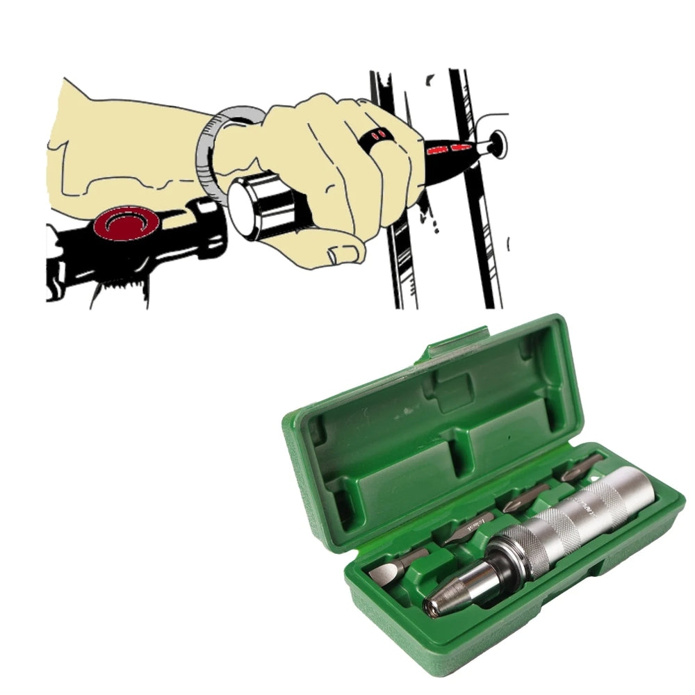 Eastman EID 2500-01 Impact Drive Set | Heavy Duty Screw Removal & Fastening Tool Kit