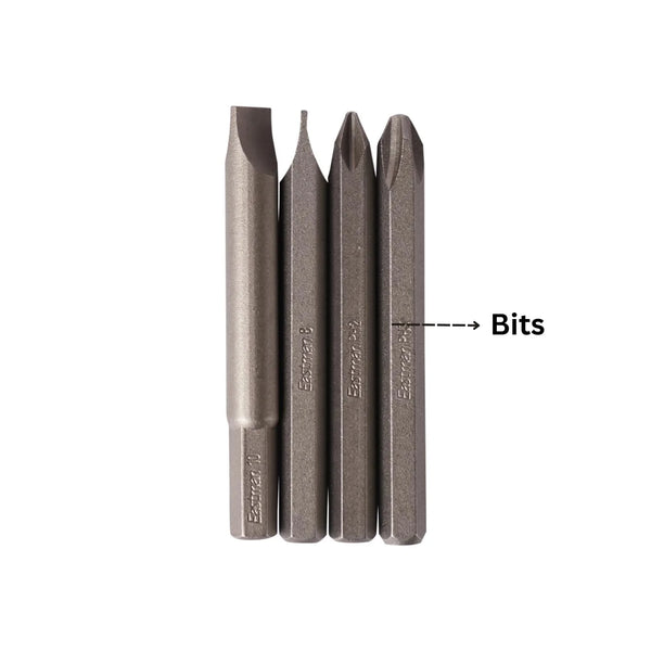 Eastman Impact Driver Bit Set 10x80mm E-5002 | Heavy Duty Screwdriver Bits