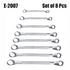 Eastman Ring Spanner Set 8Pc 2007-08 | Chrome Vanadium Professional Hand Tool Kit