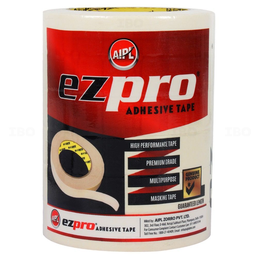 Ezpro 24mm Masking Tape | Multipurpose Adhesive Paper Tape for Painting, Splicing, Bundling, Packaging & Surface Protection
