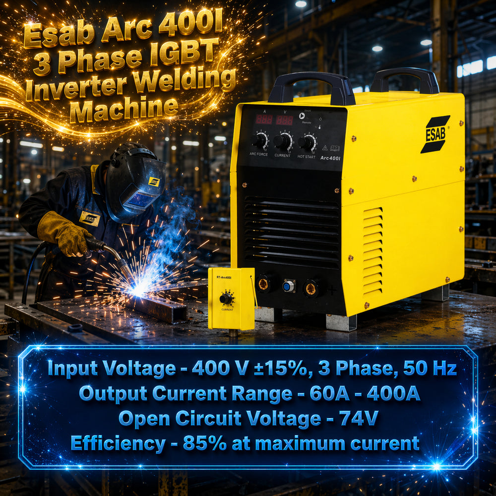 Esab Arc 400I 3 Phase IGBT Inverter Welding Machine