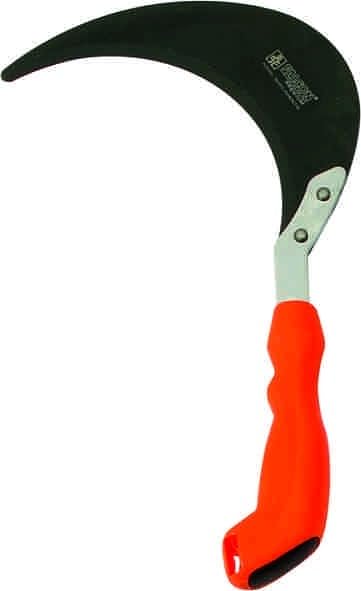 Falcon FPKM-500 Sickle with Comfort Plastic Grip | Self-Sharpening High Carbon Steel Blade