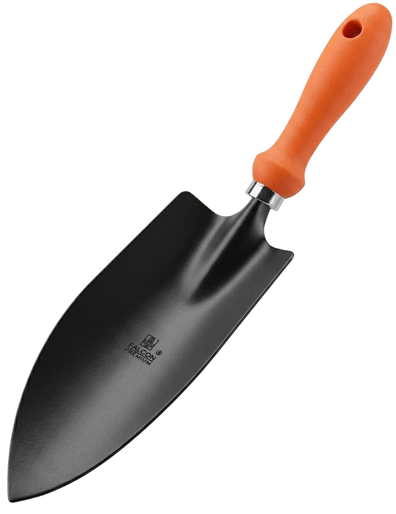 Falcon Small Premium Hand Digging Trowel FWT-203 | Fixed Plastic Handle Garden Trowel for Digging