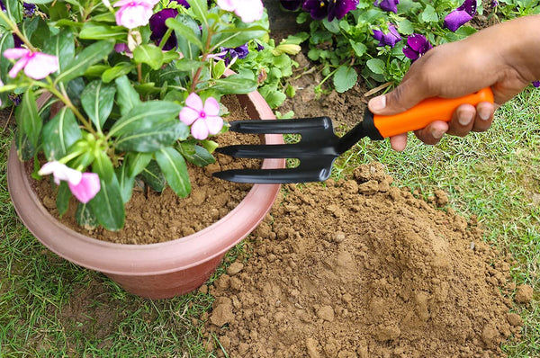 Falcon FWF-1001, Hand weeding fork, Premium hand fork, Garden weeding fork, Steel hand fork, Weeding tool, Garden hand tool, Soil loosening tool, Soil aeration tool, Row making tool, Planting tool, Horticulture tool, Nursery gardening tool, Gardening tools, Plant care tool