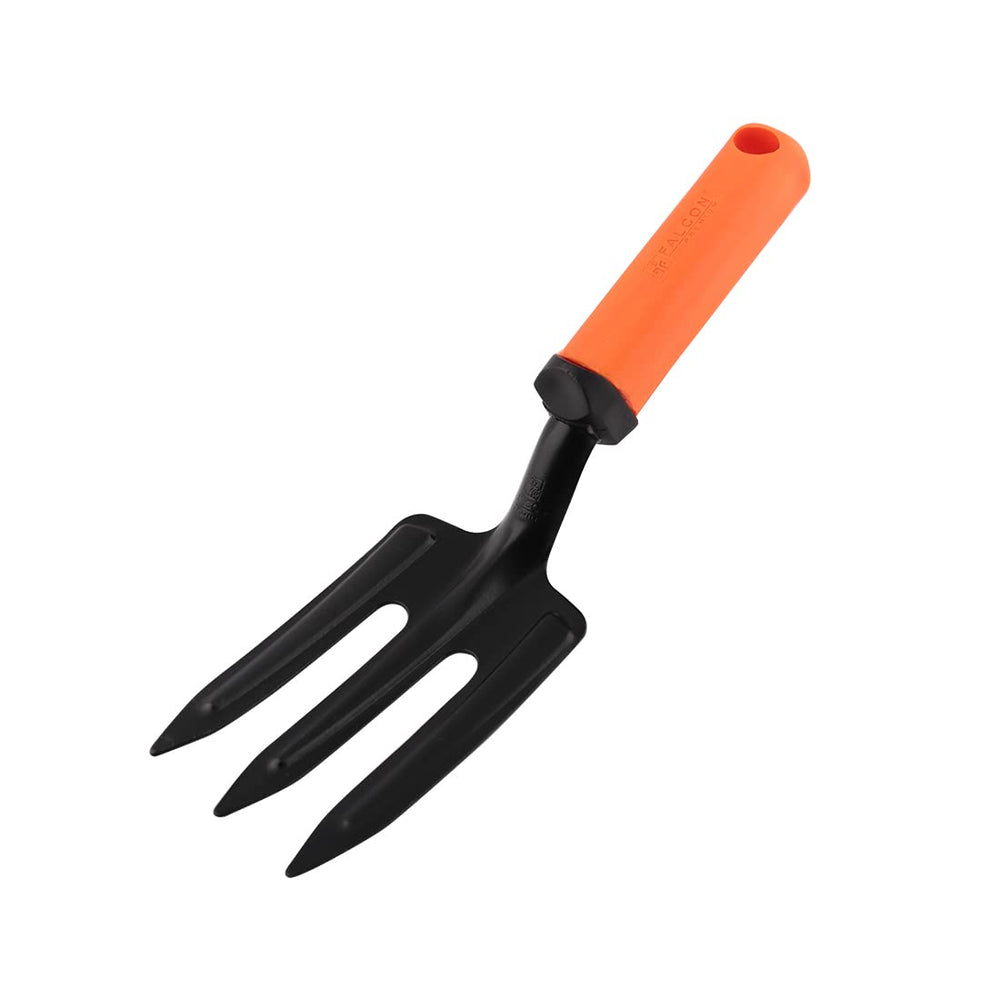 Falcon 280mm Premium Hand Weeding Fork FWF-1001 with Fixed Plastic Handle | Durable Steel Tines
