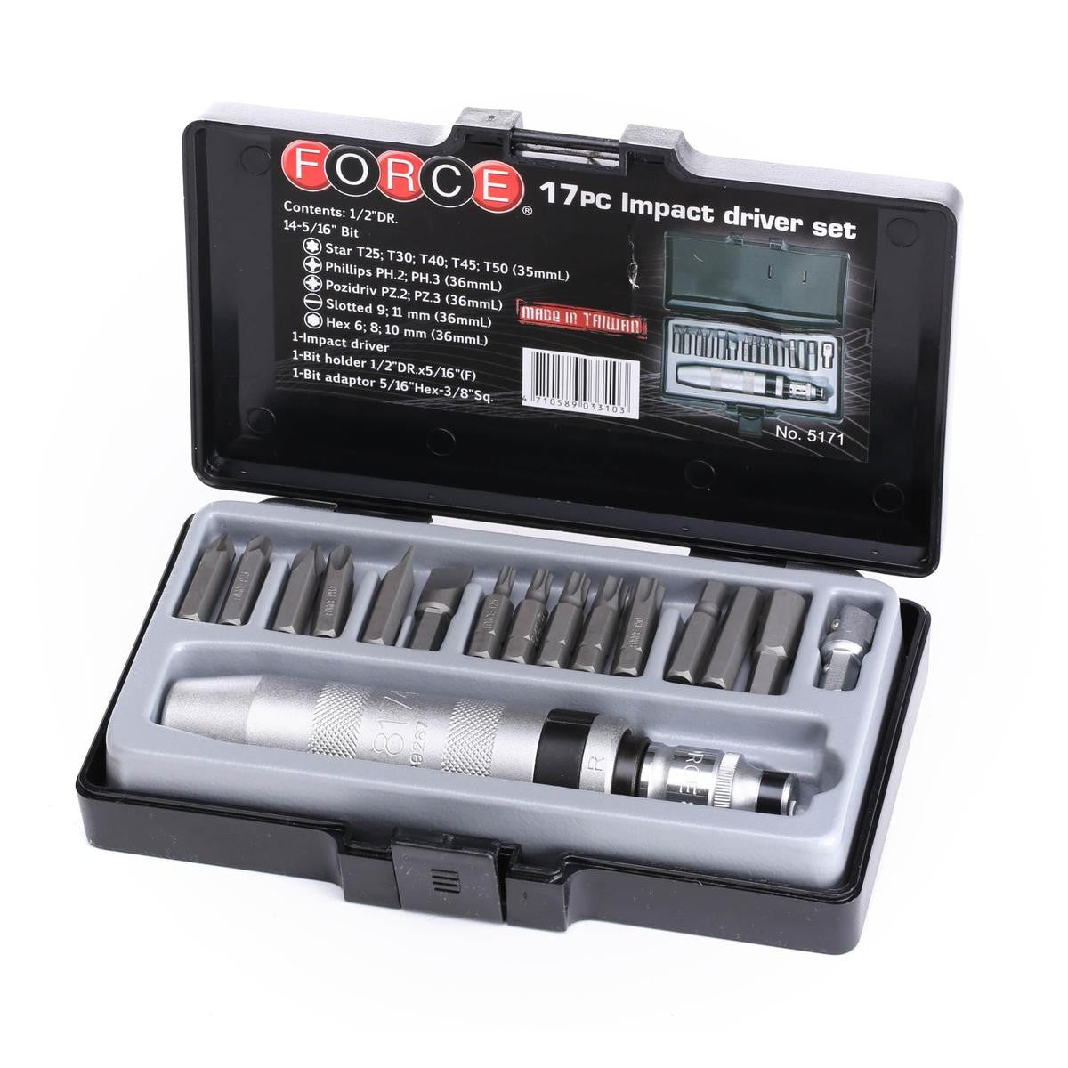 Buy Force 5171 17Pcs Impact Driver Set Onine at Best Price in