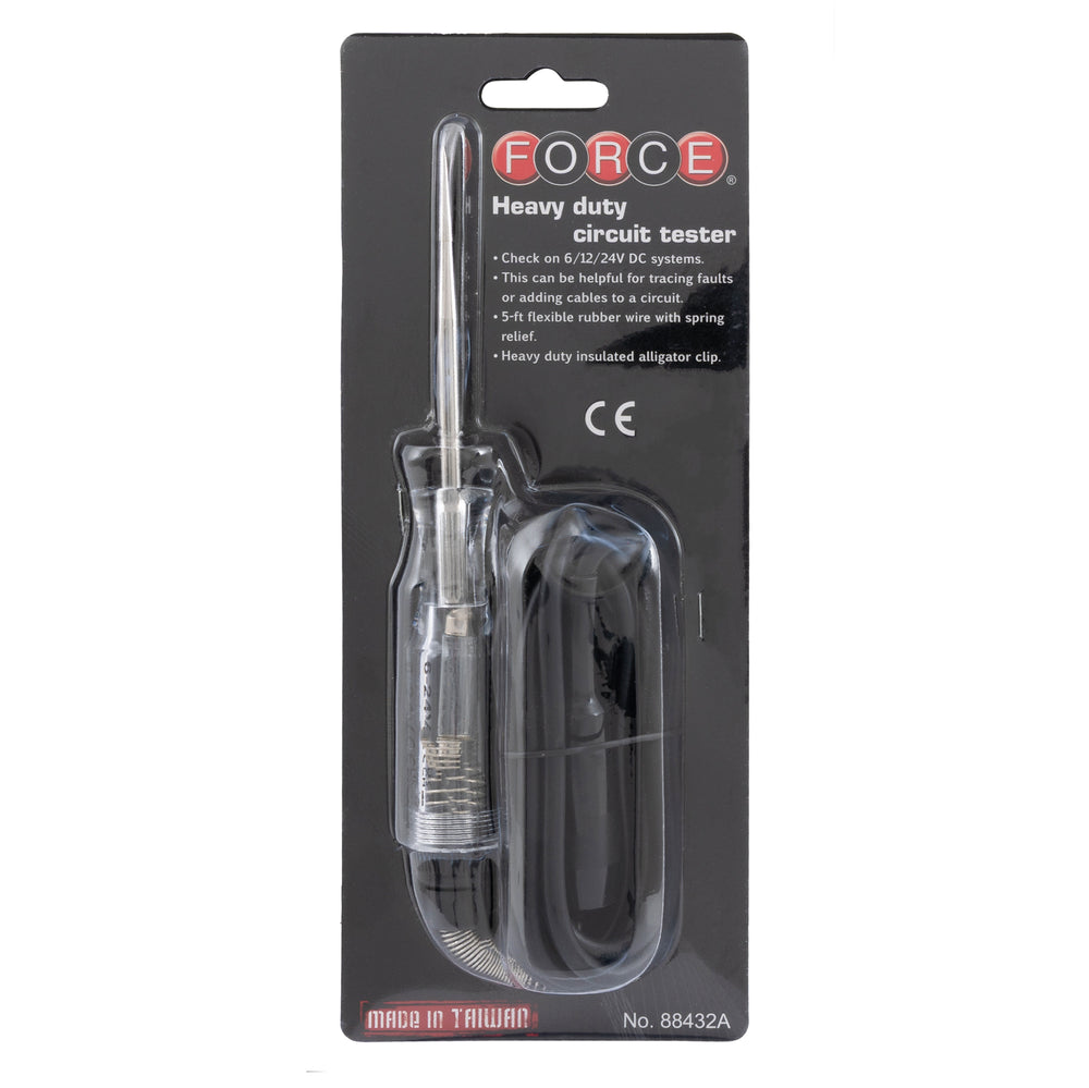 FORCE 88423A HEAVY DUTY CIRCUIT VOLTAGE TESTER 6-24V