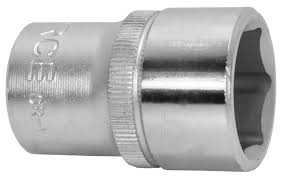 FORCE 1/2 Inch 6PT Flank Socket | Professional Chrome Vanadium Socket