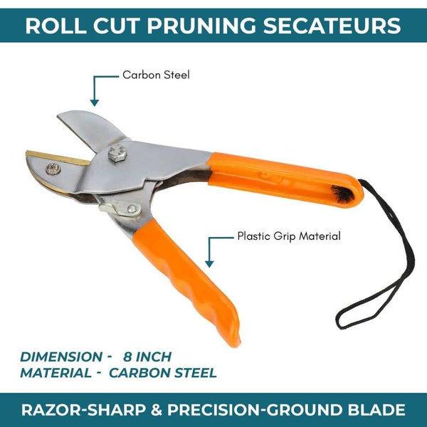 Falcon pruning secateur, Falcon Economy M2, Falcon M2 secateur, 200mm pruning secateur, anvil pruning secateur, garden pruner, pruning cutter, garden cutting tool, plant pruner, agricultural pruning tool, horticulture tool, Falcon garden tools, pruning secateur online