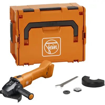 Fein 18V Cordless Angle Grinder CCG 18-115-12 AS N00 115mm 71221561000 | Brushless 8500 RPM Grinder with M14 Spindle for Cutting, Grinding, Deburring & Brushing