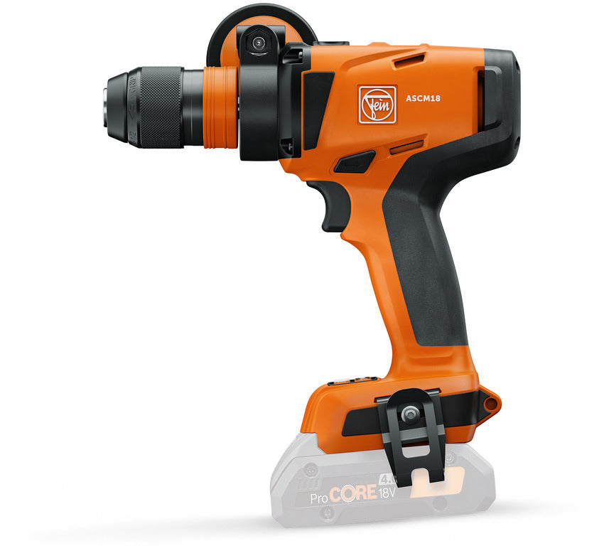 Fein 18V Cordless Drill Driver Set ASCM 18-4 QM AS METAL ADV TOP Part No 71161563000 | 130Nm 4-Speed Brushless Drill with QuickIN, 5Ah Battery, Charger, Accessories & L-BOXX
