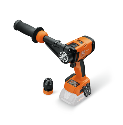 Fein 18V Cordless Drill Driver Set ASCM 18-4 QM AS Universal Top Part No 71161562000 | 130Nm 4-Speed Brushless Drill with QuickIN, 5Ah Battery, Charger, Bit Set & L-BOXX