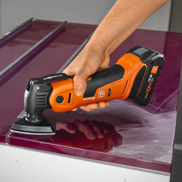 Fein 18V Cordless Multi Master AMM 700 Max AS 4Ah N00 71293665000 | StarlockMax Oscillating MultiTool with 10000-19500 OPM