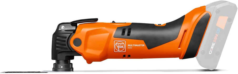 Fein 18V Cordless Multi Master AMM 500 Plus Top 4 Ah AS N00 71293861000 | AMPShare Oscillating MultiTool with 11000-18500 OPM