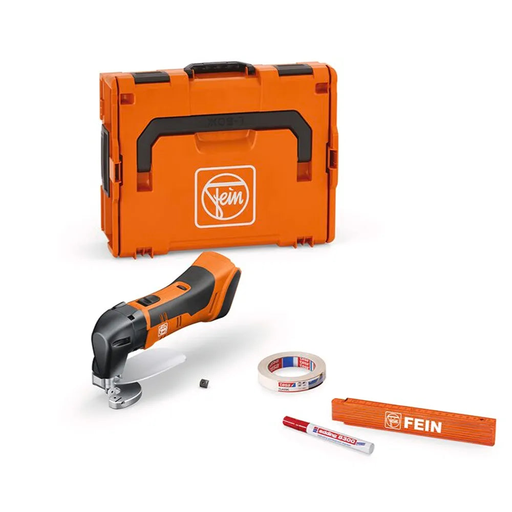 Fein 18V Cordless Sheet Metal Shears ABLS 18 1.6 E AS N00 Set 71300662000 | AMPShare Metal Cutter with 2200-3500 SPM
