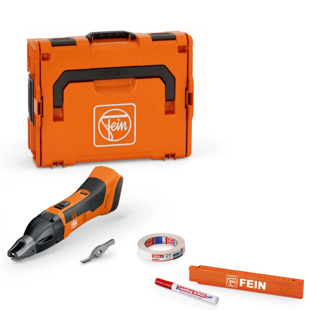 Fein 18V Cordless Slitting Shears ABSS 18 1.6 E AS Set 71300562000 | AMPShare Sheet Metal Cutter with 2200-3500 SPM