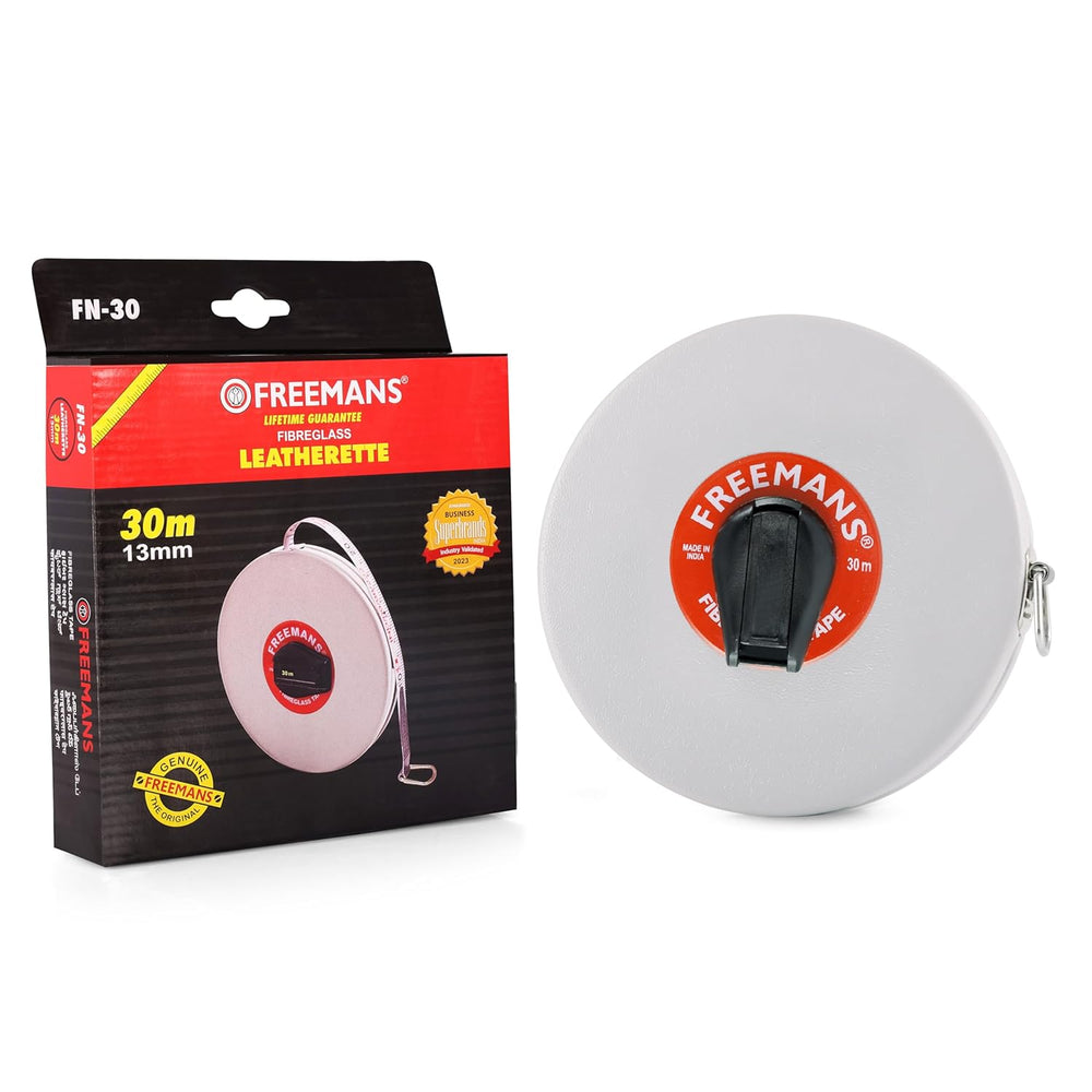 Freemans Fibre Glass Leatherette 30M-Z Measuring Tape for Multi Purpose