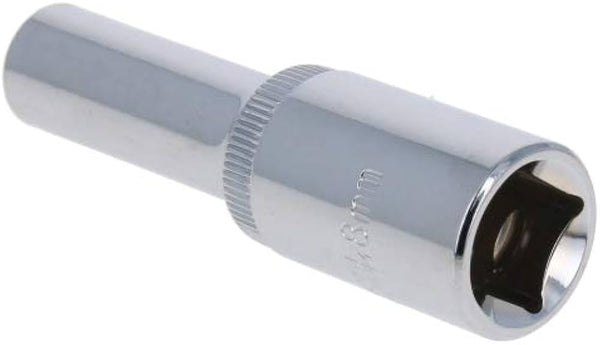 Force 1/2Inch Deep Socket 8mm | Chrome Vanadium Surface Drive Socket