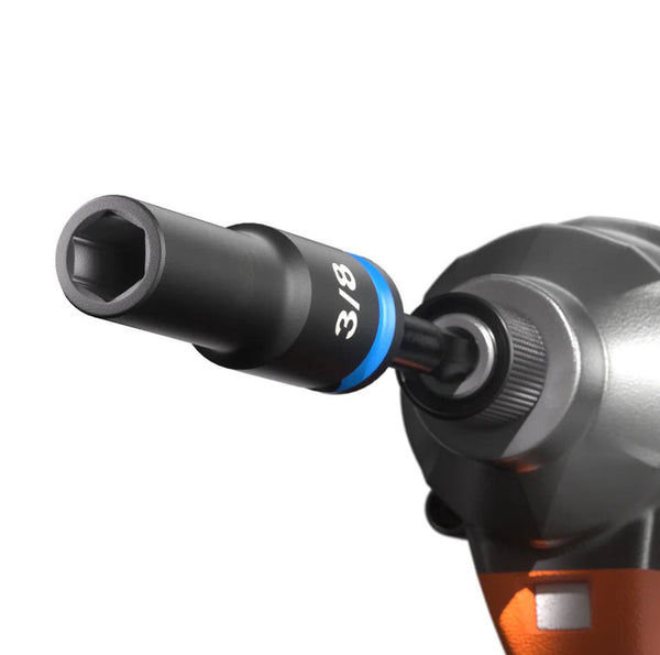 Force 3084 8Pc 3/8Inch Impact Deep Socket Set | 6PT Heavy Duty Impact Tool Kit