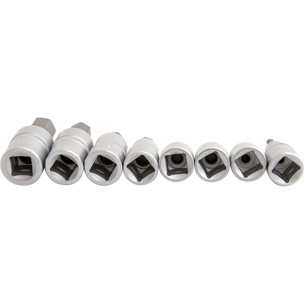 Force 4091 8Pc 1/2Inch Hex Metric Socket Bit Set | Professional Allen Bit Tool Kit
