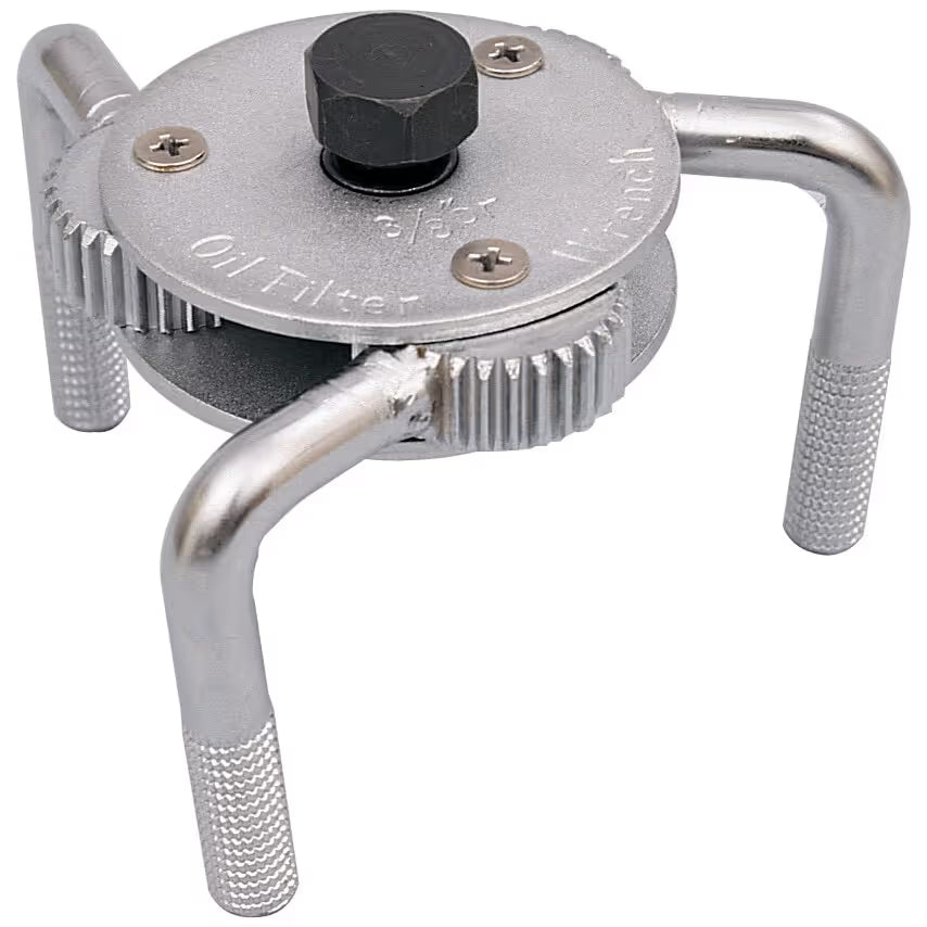 Force 61904 3 Legged Oil Filter Wrench 65mm-110mm | Adjustable Automotive Filter Removal Tool