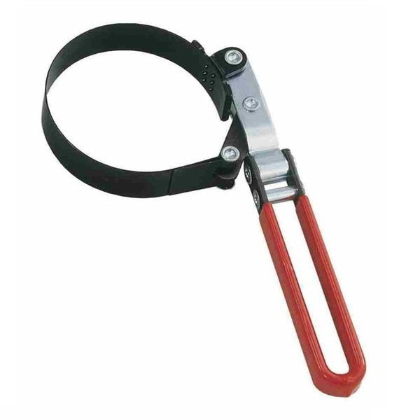 Bypass pruner with black handle and red wire on a white background