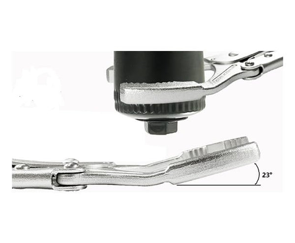 Force 639230 9Inch Oil Filter Locking Master Plier 53–118mm | Heavy Duty Oil Filter Removal Tool