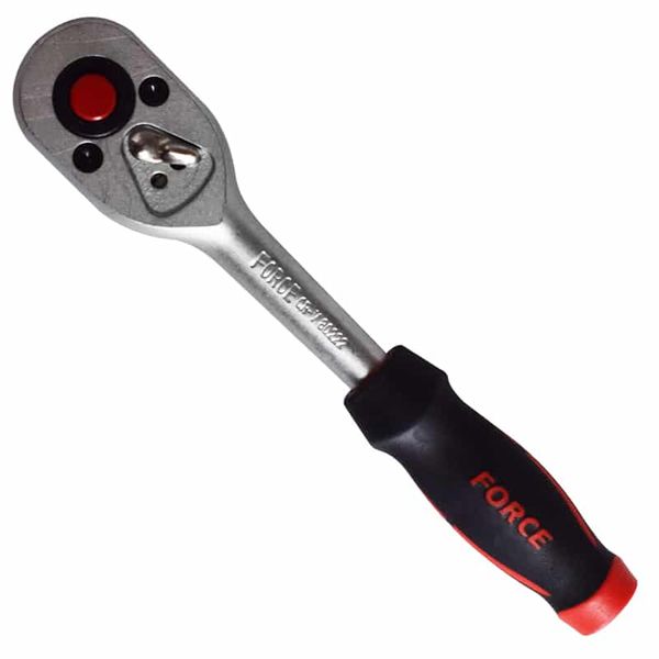 Force 80222 1/4Inch Ratchet Handle 24 Teeth | Quick Release Reversible Ratchet Wrench