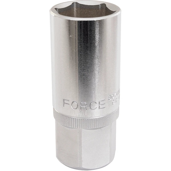 Force 807420.6 1/2Inch Spark Plug Socket 20.6mm | Magnetic Automotive Removal Tool