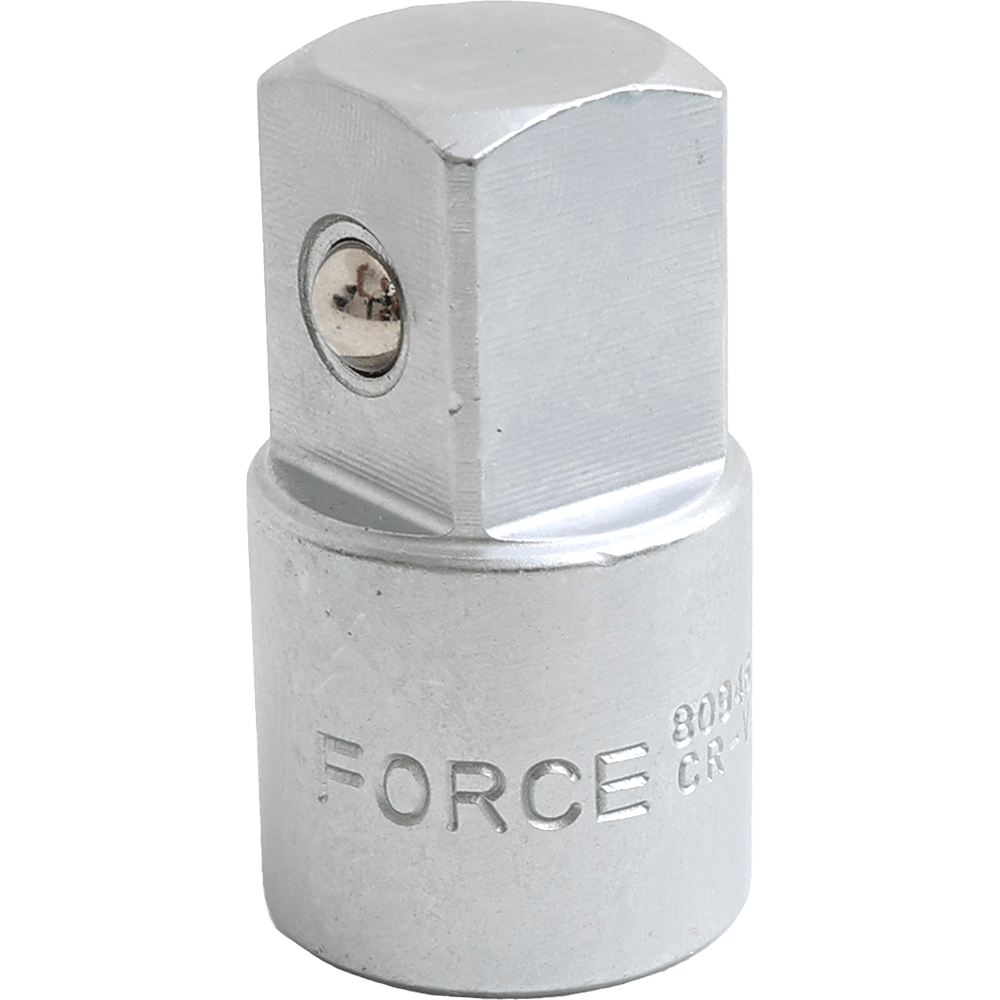 Force 80964 Adaptor 1/2Inch (F) x 3/4Inch (M) Ball Type | Heavy Duty Drive Adapter