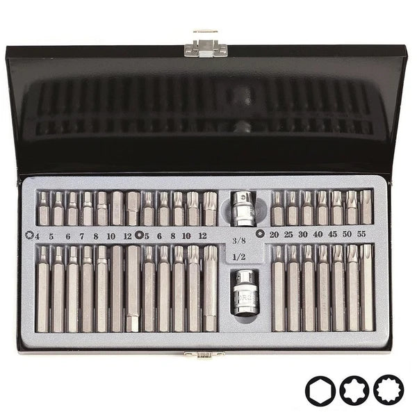 FORCE 4401 10MM COMBINATION BIT SET (SET OF 40 PIECES)