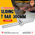 Freemans 1/2 Inch Drive Sliding T-Bar | 300mm (12 Inch) High-Torque Wrench