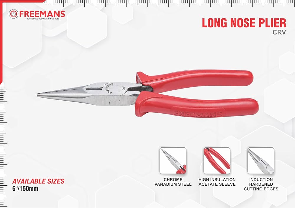 Freemans 6Inch Long Nose Plier FLPP06