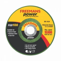 Freemans 4Inch Flexible Grinding Disc 100x2.5x16mm FGD100-120